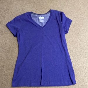NIKE dri fit V-neck top